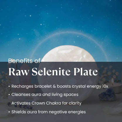 Raw Selenite Plate